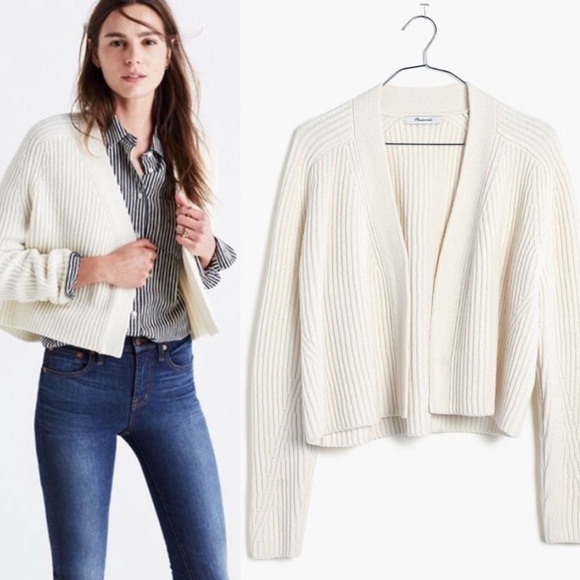Madewell Sweaters - Madewell Crop Cardigan Sweater